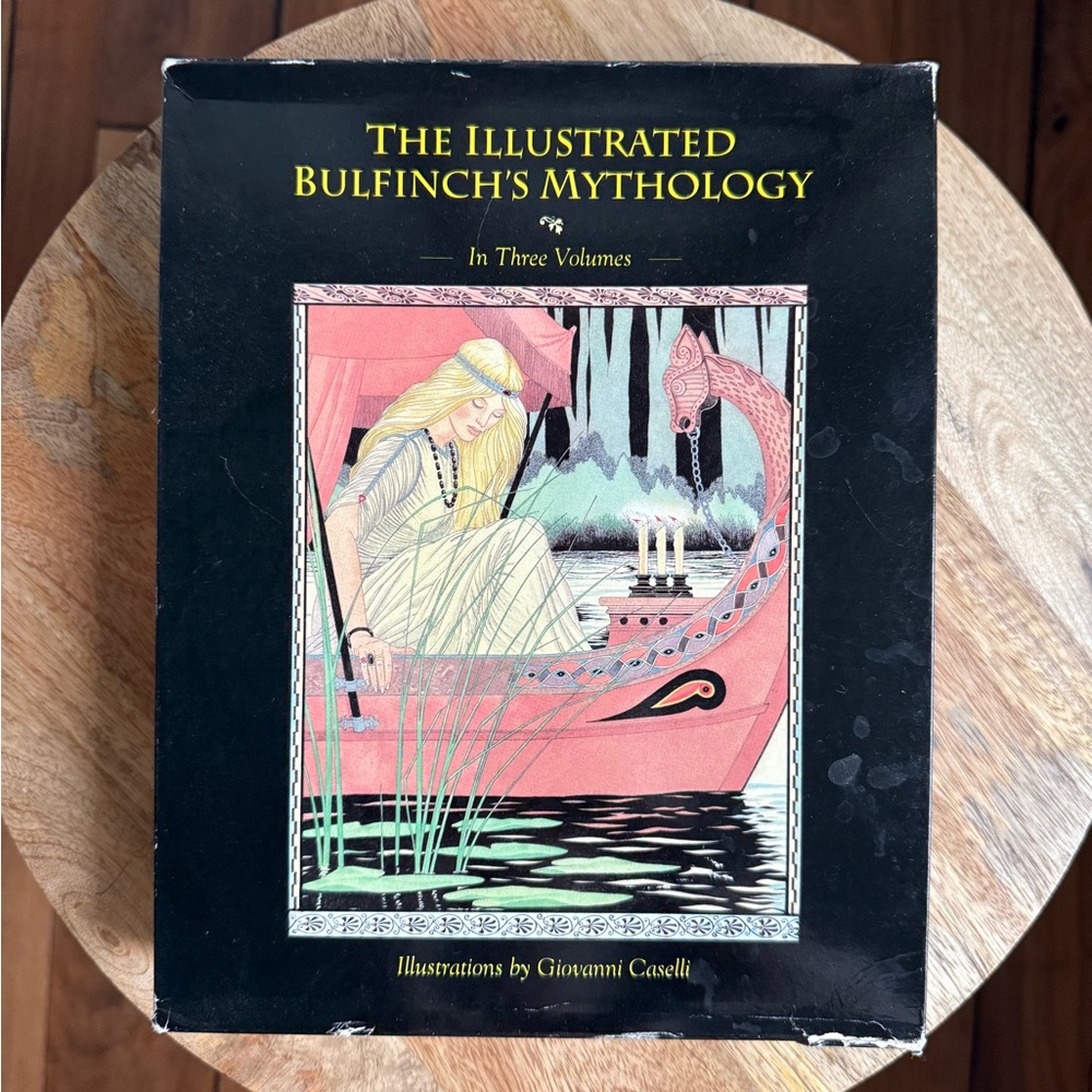 The Illustrated Bulfinch’s Mythology Three Book Volumes